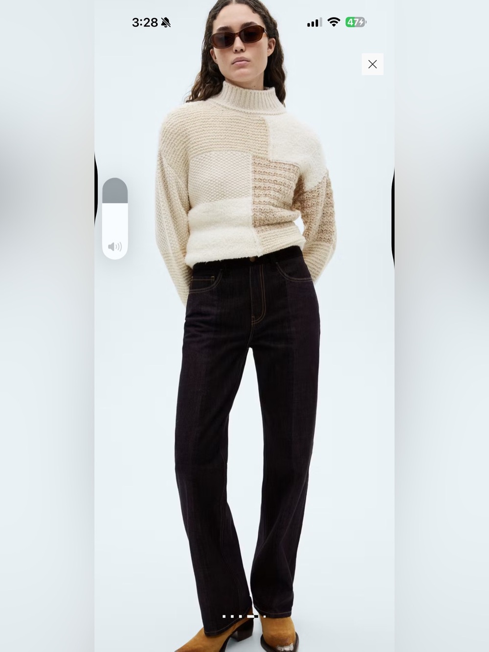 Mango Straight-Leg High-Rise Jeans
